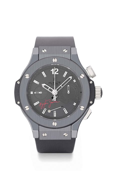 Hublot. A large and heavy ceramic limited edition automatic split .